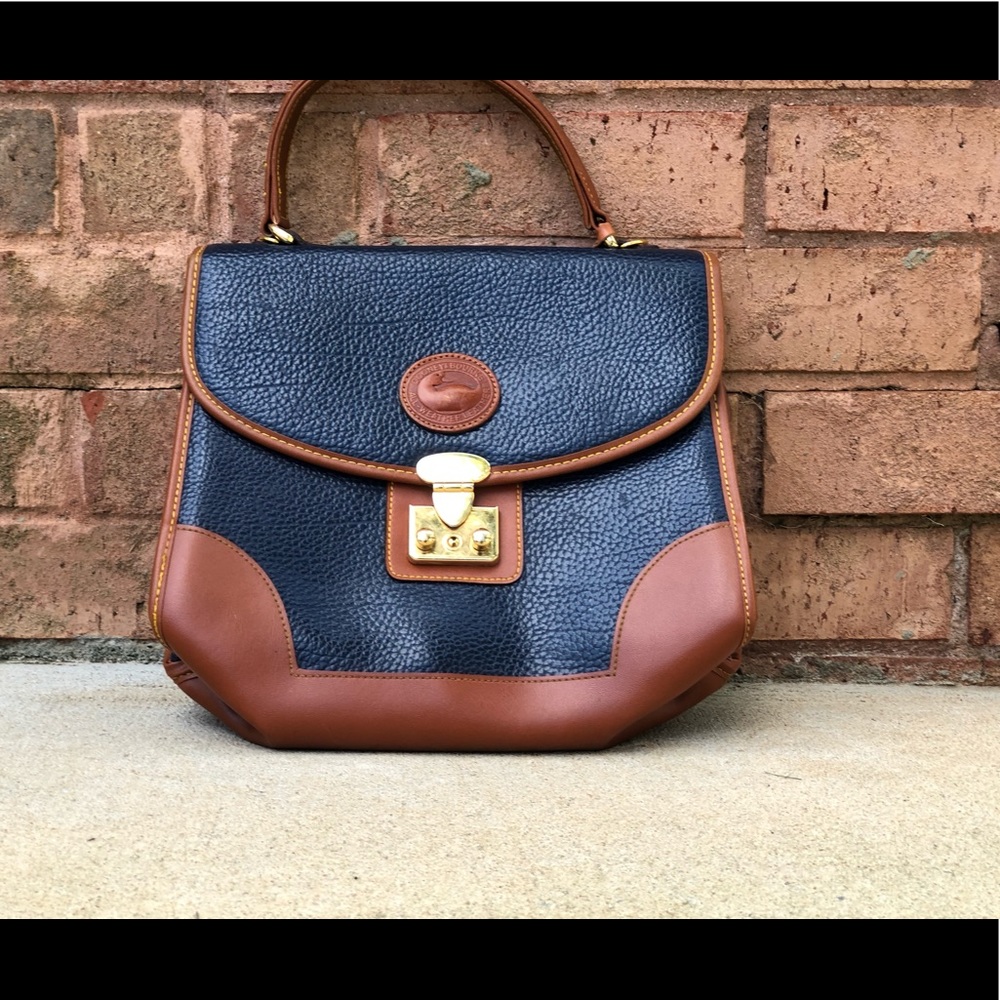 Blue and Brown Dooney & Bourke Purse